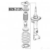 Опорный подшипник FEBEST 4056111083100 bzb212f 3825839 3N D7U5 - Изображение 2