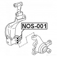 Ремкомплект поворотной цапфы FEBEST 4056111005881 3828580 U 98FIJ nos001 - Изображение 2