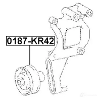 Натяжной ролик приводного ремня FEBEST RSQ HXJ1 3821774 4056111061597 0187kr42 - Изображение 2