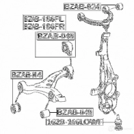 Сайлентблок FEBEST 980EK3 Z bzab166fl 4056111106137 3825835 - Изображение 2