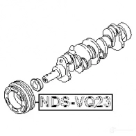 Шкив коленвала FEBEST 4056111079684 ndsvq23 SA 6PF 3828435 - Изображение 2