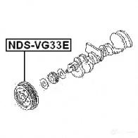 Шкив коленвала FEBEST CX RFLAJ 3828433 ndsvg33e 4056111034140 - Изображение 2
