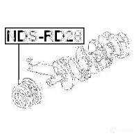 Шкив коленвала FEBEST O X53MN ndsrd28 4056111048451 3828430 - Изображение 2