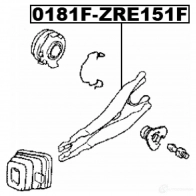 Вилка сцепления FEBEST 1437400728 48 BU5 0181fzre151 - Изображение 2