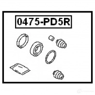 Ремкомплект суппорта FEBEST 3823270 0475pd5r 4056111021829 OT 1HY - Изображение 2