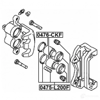 Ремкомплект суппорта FEBEST 0475l200f VY GSST 728735474 4056111113999 - Изображение 2