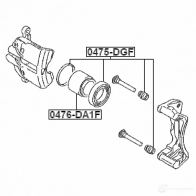 Ремкомплект суппорта FEBEST 0475dgf DNB4 VL 3823255 4056111023694 - Изображение 2