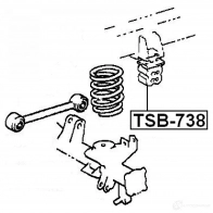 Отбойник амортизатора FEBEST 3830108 4056111000749 tsb738 IMMOH U - Изображение 2