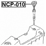 Прокладка клапанной крышки FEBEST 1436947787 ncp010 AC8I1 V - Изображение 2