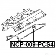 Прокладка, крышка головки цилиндра FEBEST 1440023629 NCP-009-PCS4 9J QJ7 - Изображение 2