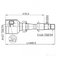 Шрус граната FEBEST 4056111052496 3820929 10 Z0U 0111mcv30rh - Изображение 2