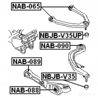 Ремкомплект шаровой опоры FEBEST 3828401 4056111027470 NZIS5 IU nbjbv35up - Изображение 2