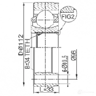 Шрус граната FEBEST 3820926 WLZ 76 0111mcv10 4056111035406 - Изображение 2