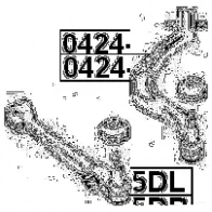 Рычаг FEBEST D8X ZY7 0424e55rh 3823188 4056111049854 - Изображение 2