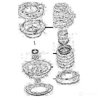 Крепление амортизаторов FEBEST 9JMK 9O 3825775 bmsse39 4056111053349 - Изображение 2