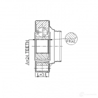 Шрус граната FEBEST 0111jzx110r 4056111086880 3820922 VMQD 0 - Изображение 2