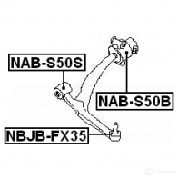 Ремкомплект шаровой опоры FEBEST 3828395 JT KAO 4056111033655 nbjbfx35 - Изображение 2