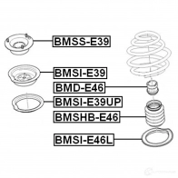 Пыльник амортизатора FEBEST bmshbe46 4056111049038 3825767 55SC R - Изображение 2