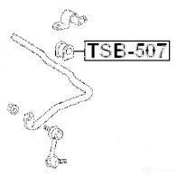 Втулка стабилизатора FEBEST EH5 UJS 4056111047201 3830092 tsb507 - Изображение 2