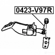 Стойка стабилизатора, тяга FEBEST YNS 6OVE 1424281489 0423v97r 4056111123820 - Изображение 2