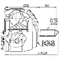 Шрус граната FEBEST RZ3VT MI 2110trcd 4056111067186 3824701 - Изображение 2