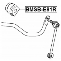 Втулка стабилизатора FEBEST bmsbe81r PRBC FV 3825758 4056111109718 - Изображение 2