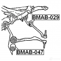 Сайлентблок FEBEST 4056111102726 bmab047 DWAXJR 0 3825737 - Изображение 2