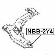 Ремкомплект шаровой опоры FEBEST 4056111025360 H4JO HI2 nbb2y4 3828384 - Изображение 2