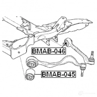 Сайлентблок FEBEST RQ 12T0 3825735 bmab045 4056111102702 - Изображение 2