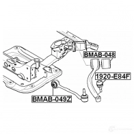 Сайлентблок FEBEST bmab049z I RRZA1 3825739 4056111107165 - Изображение 2