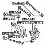 Сайлентблок FEBEST 4056111102641 bmab039 3825729 Q IW7X - Изображение 2