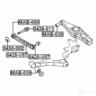 Шаровая опора FEBEST 0420v97 IH YTW 4056111031415 3823100 - Изображение 2