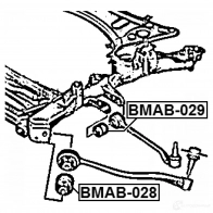Сайлентблок FEBEST 4056111090580 WR FSY bmab029 3825719 - Изображение 2