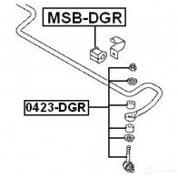 Стойка стабилизатора, тяга FEBEST SVDSD 2 0423dgr 3823155 4056111024646 - Изображение 2