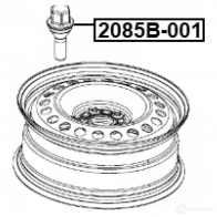 Шпилька колеса FEBEST 1440023213 2085B-001 X IZ59 - Изображение 2