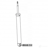 Втулка амортизатора FEBEST bmab034 4056111099927 3825724 WC21U4 K - Изображение 2
