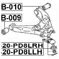 Шаровая опора FEBEST 0420pd8llh 4056111039626 3823096 LTP20W 5 - Изображение 2