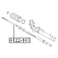 Рулевая тяга FEBEST 3821130 N ODCHS 4056111028989 0122103 - Изображение 2