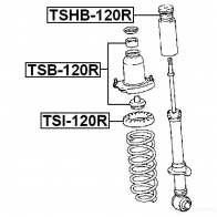Распорная втулка амортизатора FEBEST 3830061 tsb120r C3MN 7W 4056111053394 - Изображение 2