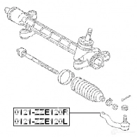 Рулевой наконечник FEBEST D43G9 Y 0121zze120l 4056111039947 3821124 - Изображение 2