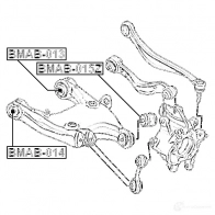 Сайлентблок FEBEST 4056111077949 X5XG5Q B bmab013 3825703 - Изображение 2