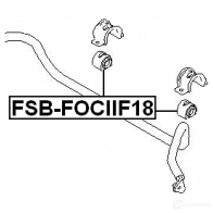 Втулка стабилизатора FEBEST 4056111030654 fsbfociif18 PL99NS C 3826360 - Изображение 2