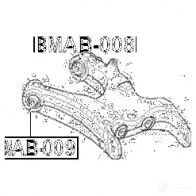 Сайлентблок FEBEST bmab008 0O4P 2 4056111058368 3825698 - Изображение 2