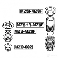 Тарелка пружины FEBEST 4056111032306 mzsimz6f 3828055 L8ZJC U - Изображение 2