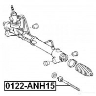 Рулевая тяга FEBEST W LXDS 0122anh15 1367258675 4056111063980 - Изображение 2