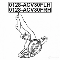 Поворотный кулак, цапфа FEBEST 0128acv30frh 3821415 4056111098203 6G7Y F3 - Изображение 2
