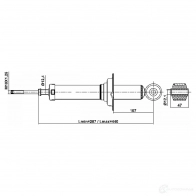Амортизатор FEBEST RZ26 P 1440024010 04110-011R - Изображение 2