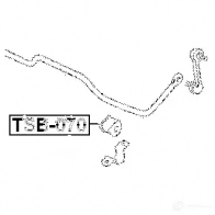 Втулка стабилизатора FEBEST tsb070 4056111047430 M N1DC 3830042 - Изображение 2