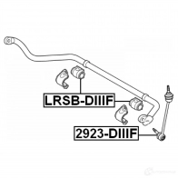 Втулка стабилизатора FEBEST 177294703 lrsbdiiif R0KC UG 4056111065014 - Изображение 2