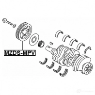 Шкив коленвала FEBEST 4056111108889 mzdsmpv IH 0ZUI 3827907 - Изображение 2
